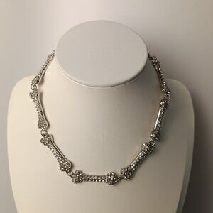 Vivienne Westwood Bone Rhinestone necklace